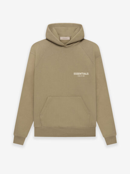 Brown Essentials Fear Of God Hoodie (2)