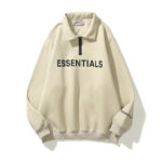 ESSENTIALS Half Zipper CARL’s Hoodie