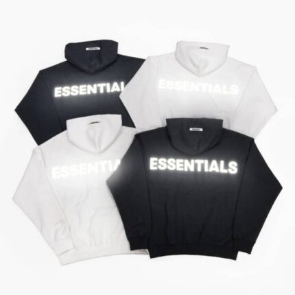 Essentials Reflective Letter Hoodie (1)