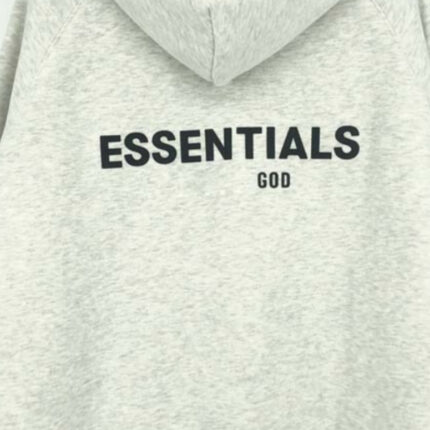 Essentials Thick Light Gray Hoodie