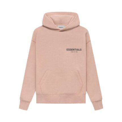 Essentials Pullover Hoodie Pink For Kids