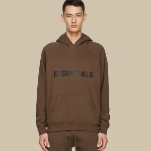 Brown Essentials Hoodie